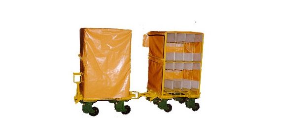 Carrinhos para alimentação em linha